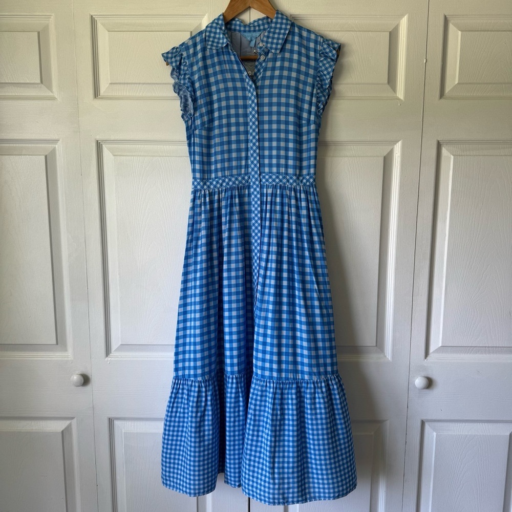 Draper James Flutter Sleeve Patio Shirtdress – Size 2 - Picture 6 of 16